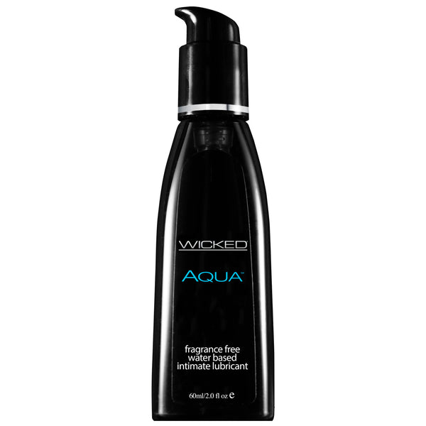Wicked Aqua Fragrance Free Water-Based Lubricant 60mls