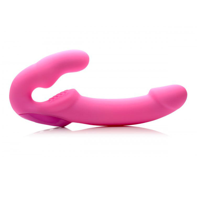 Strap U Urge Rechargeable Vibrating Strapless Strap On With Remo 9.5 Inch