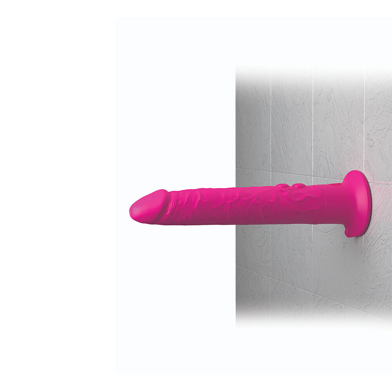 Vibrating Suction Cup Wall Banger Pink 7.5 Inches