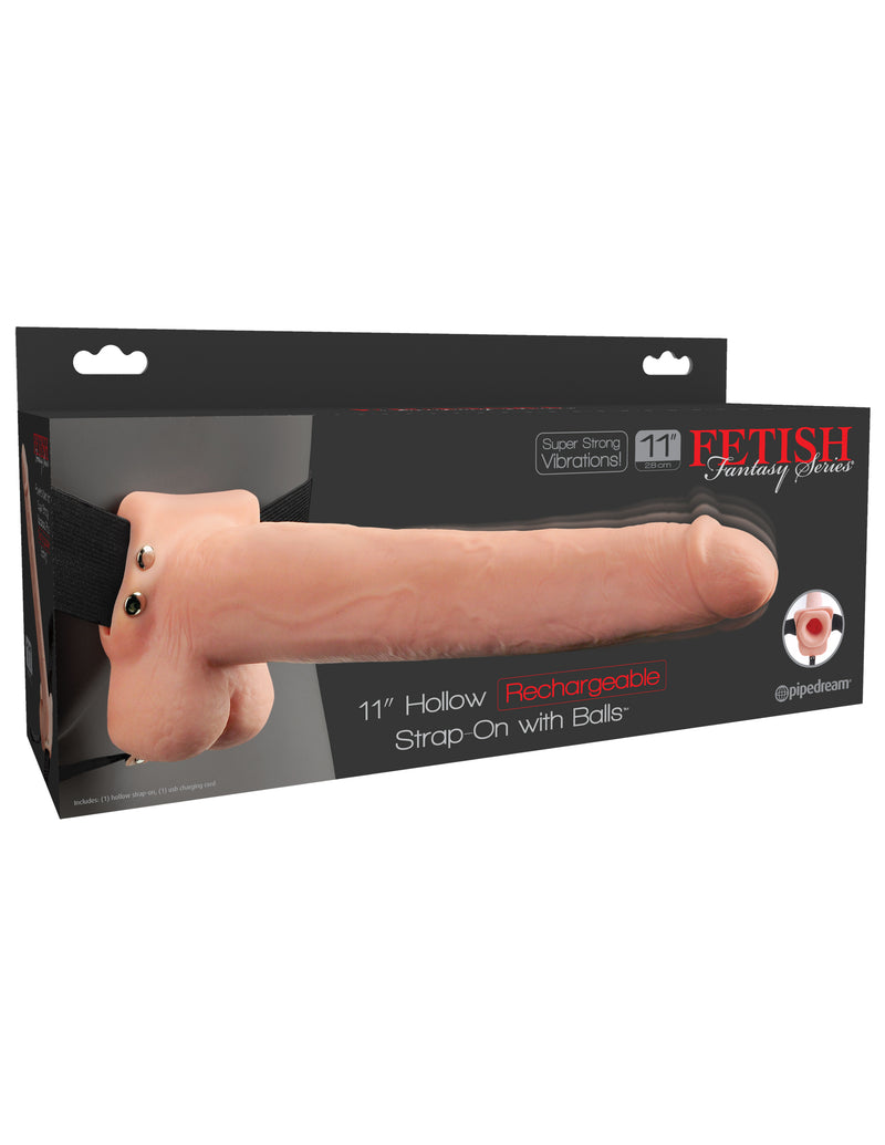 Fetish Fantasy 11 Inch Hollow Rechargeable Strapon